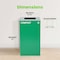 Alpine Industries Square Recycling Bin, 29 Gallons, Green Can, Square Opening Lid, for Compost ALP4450-KIT-GRN-S-COM - alternate 9